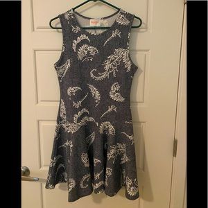Cute Paisley Flare Dress